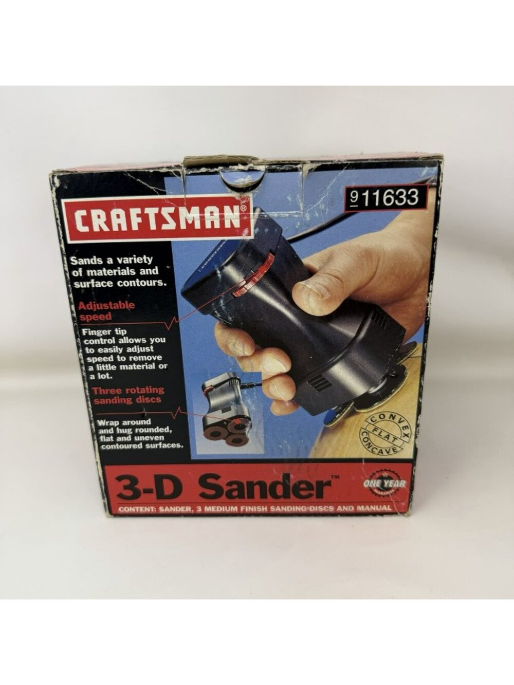 Vintage Craftsman 911633 Variable Speed 3-D Sander W/ Manual Tested